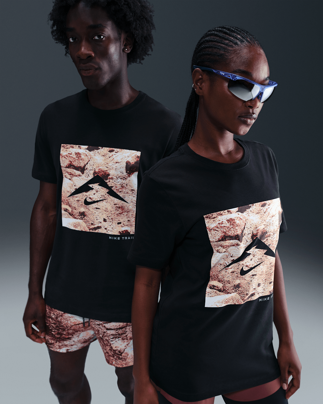 Playera de trail running Dri-FIT para hombre Nike - Negro