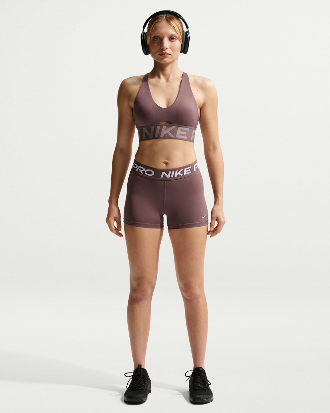 Nike Pro Women's 8cm (approx.) Shorts - Tattoo/White