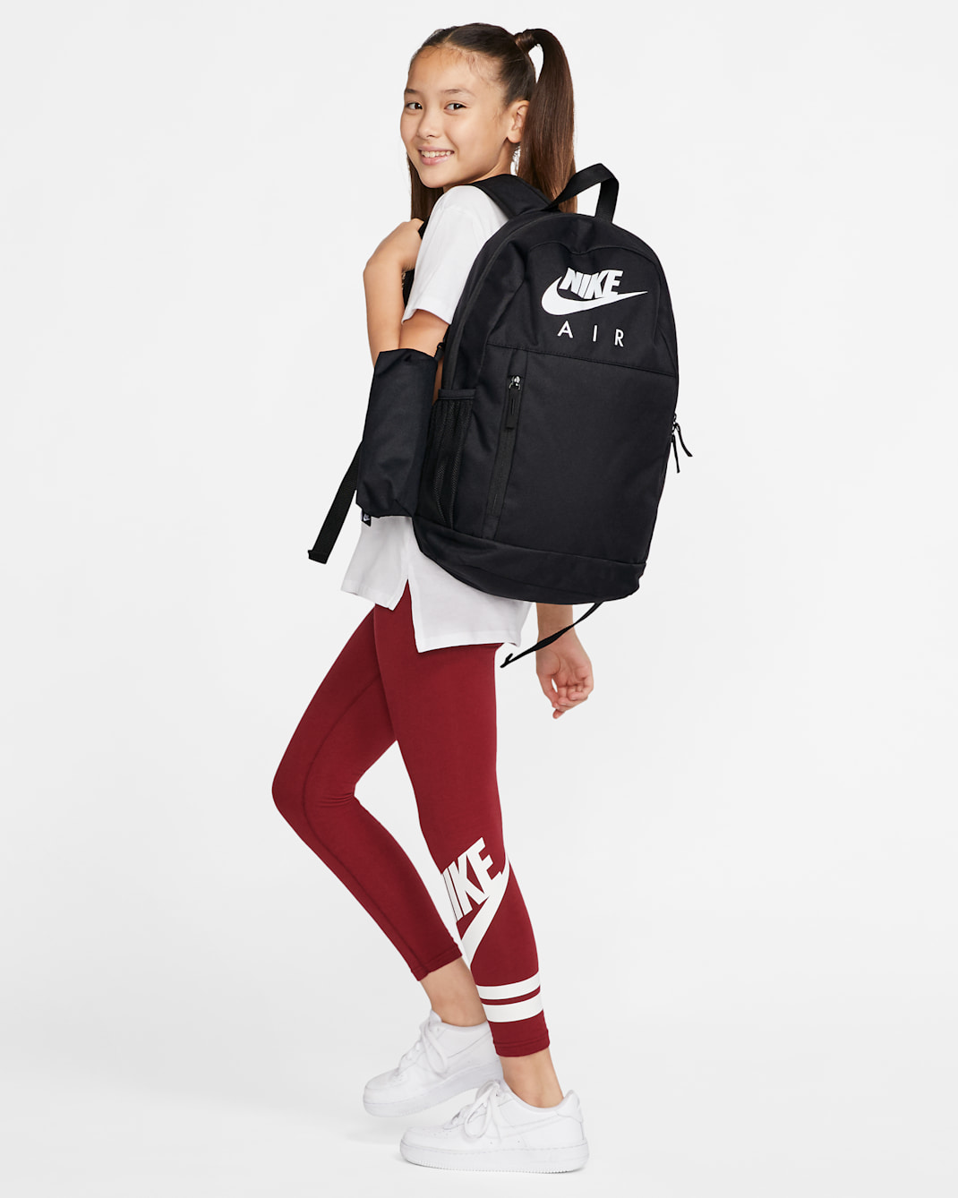 Nike Kids' Backpack (20L) - Black/Black/White