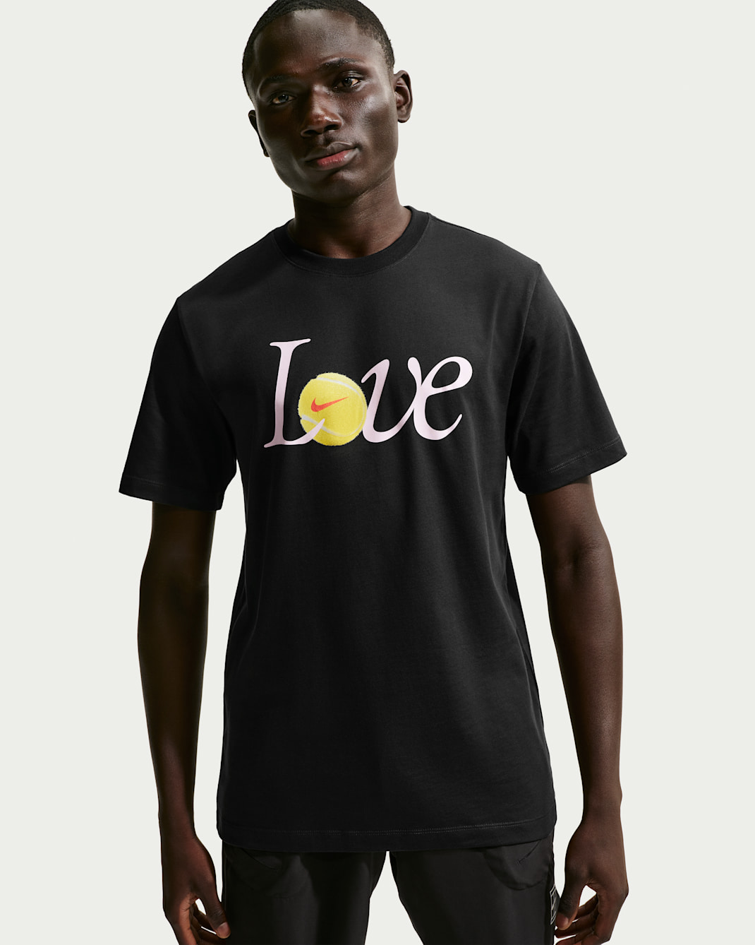 NikeCourt Men's Tennis T-Shirt - Black