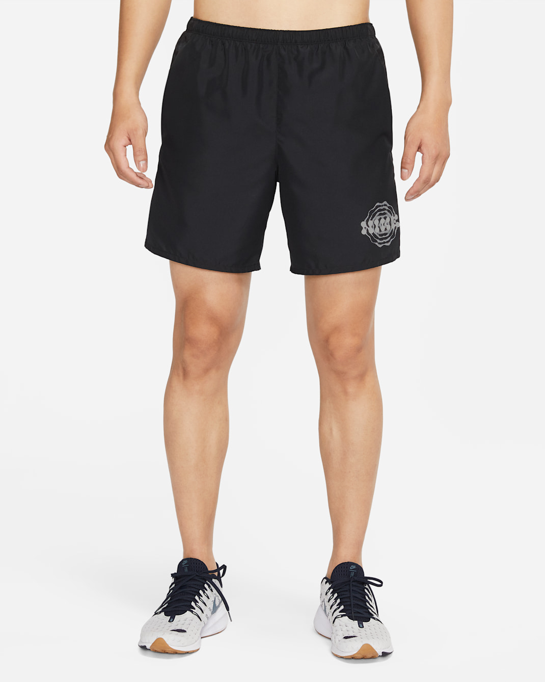 Nike Dri-FIT Wild Run Challenger Men's 18cm (approx.) Brief-Lined Running Shorts - Black/Black