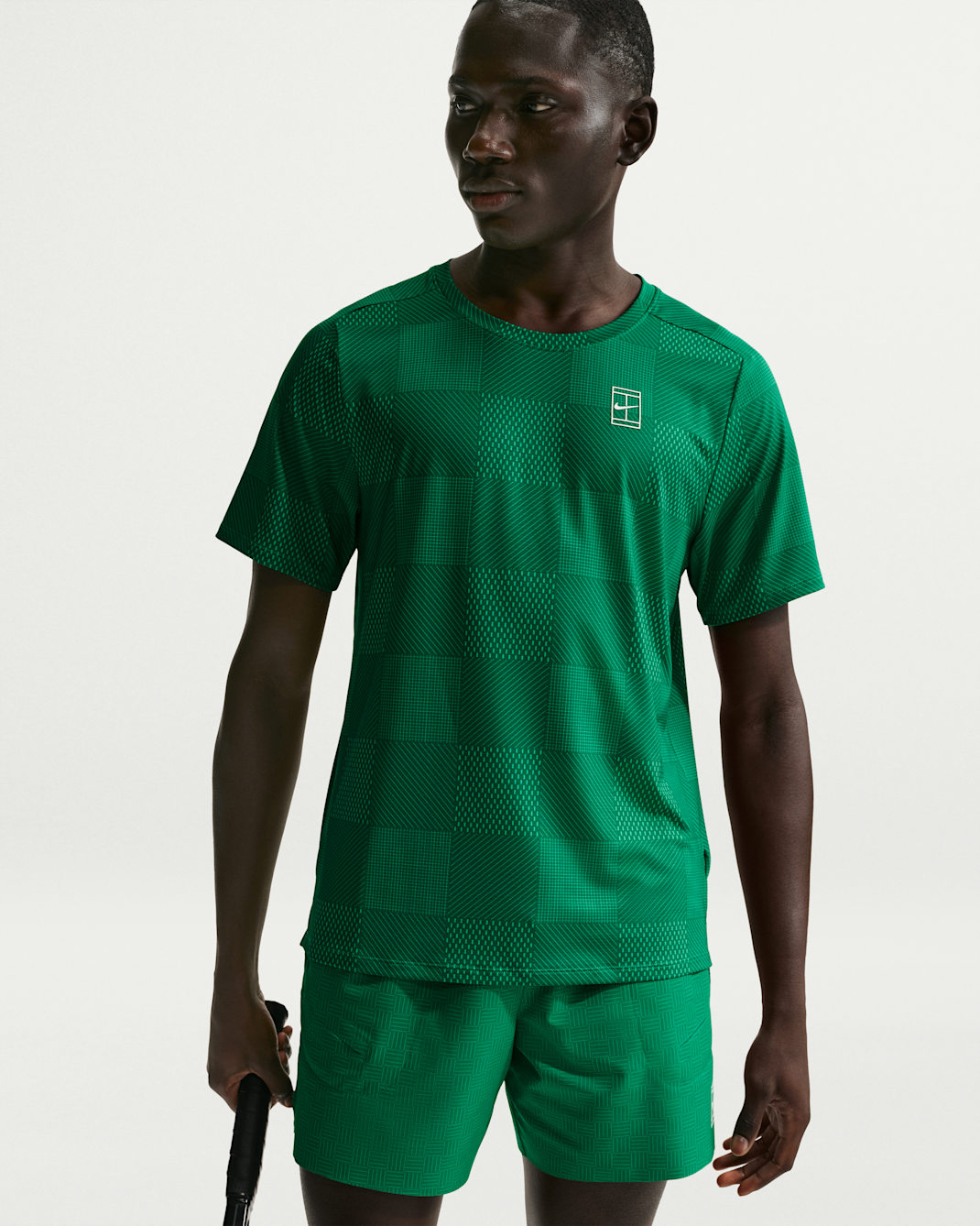 Maglia Dri-FIT NikeCourt Advantage – Uomo - Malachite/Bianco