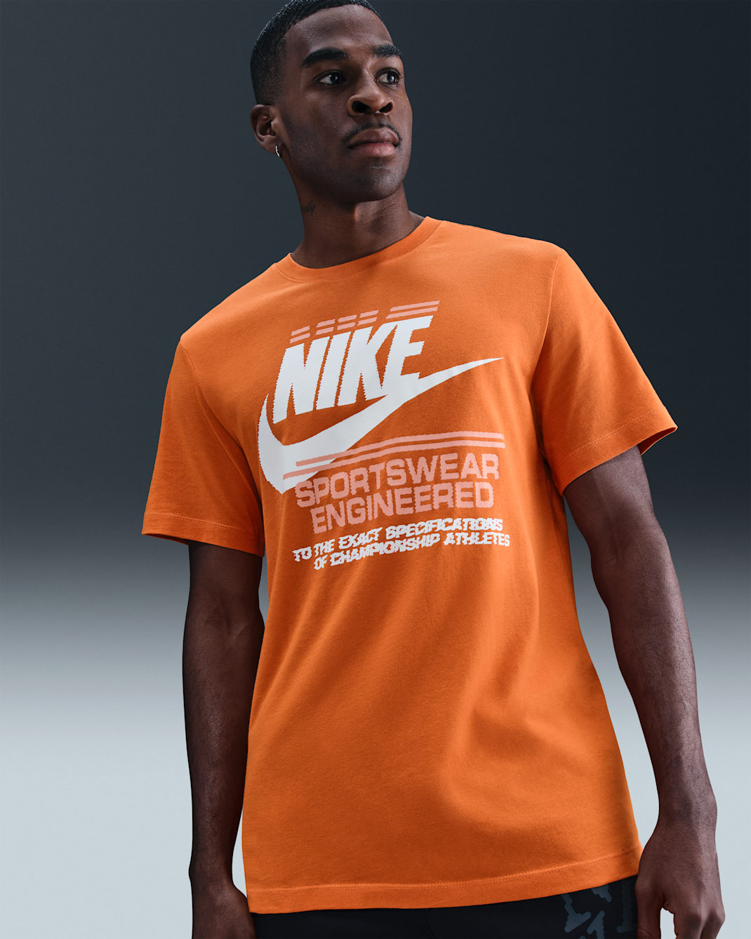 Nike Sportswear Men's T-Shirt - Campfire Orange