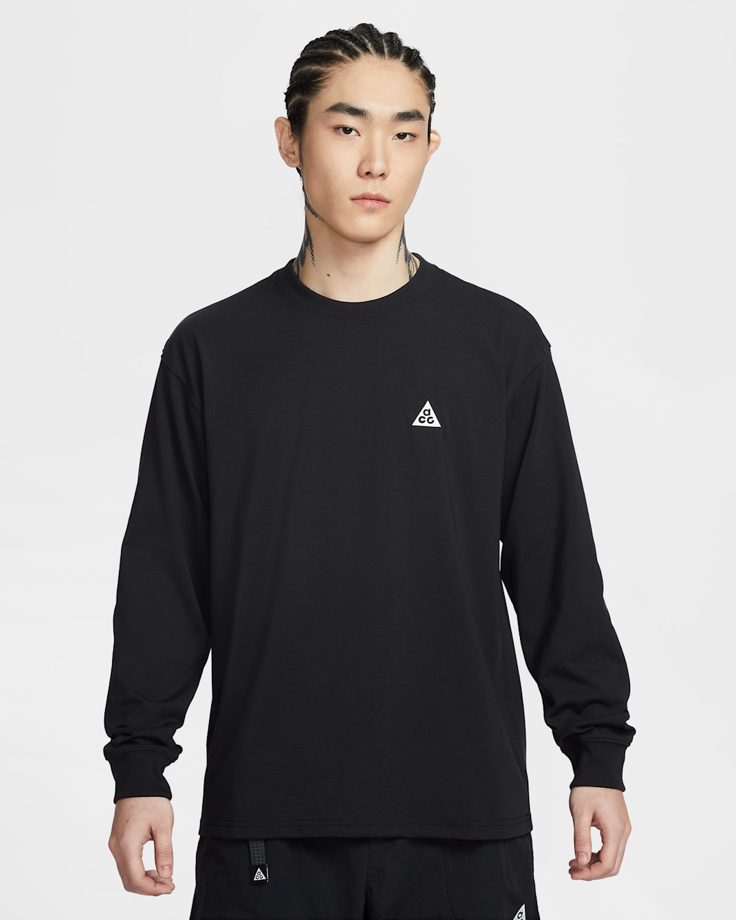 나이키 ACG 남성 긴팔 티셔츠 - 블랙