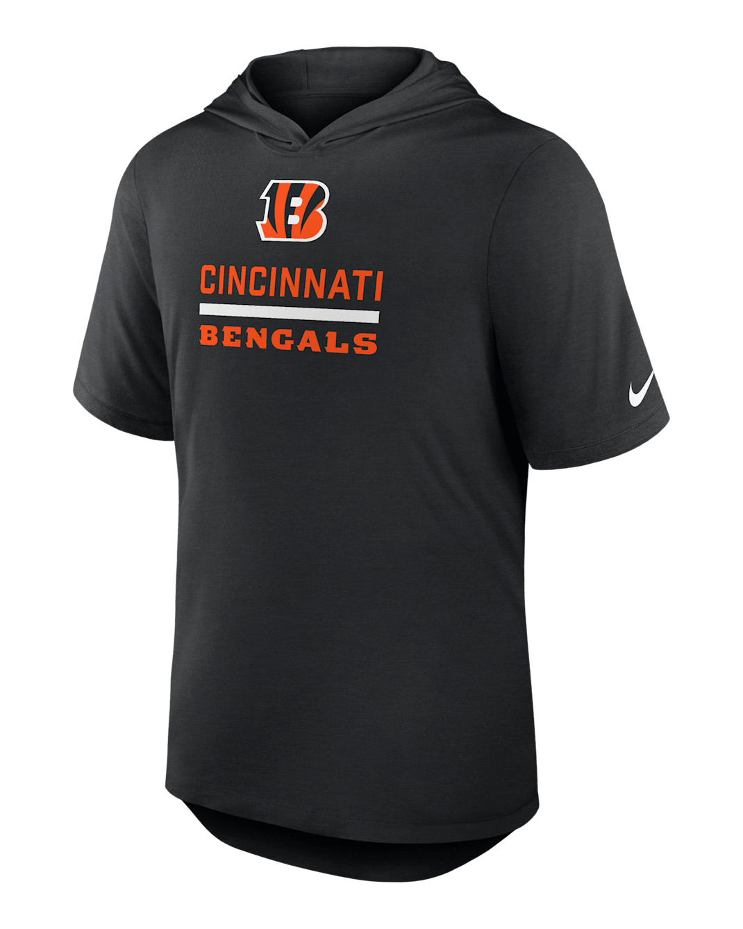 Playera Nike Dri-FIT de la NFL con gorro para hombre Cincinnati Bengals - Negro