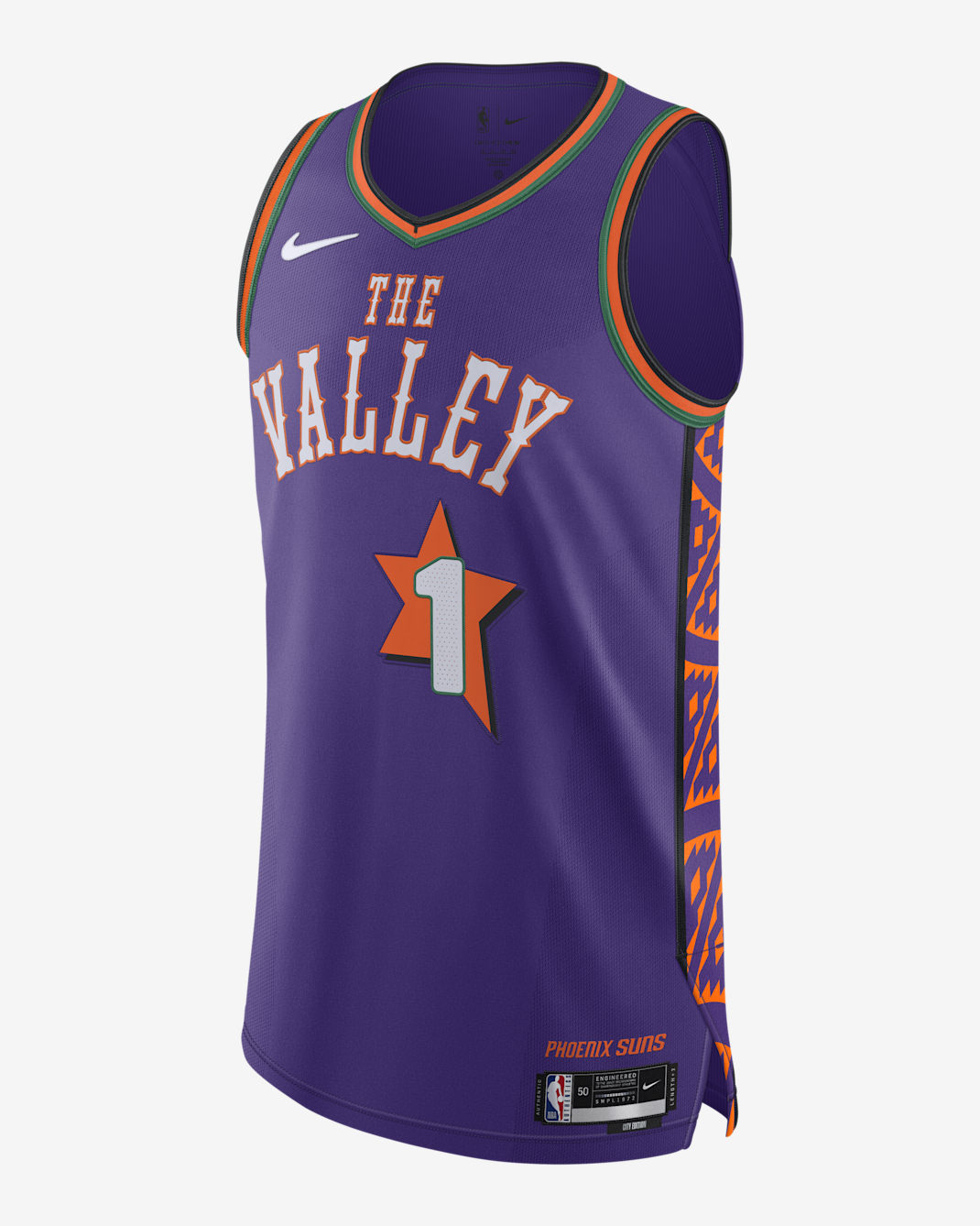 Devin Booker Phoenix Suns 2024/25 City Edition Men's Nike Dri-FIT ADV NBA Authentic Jersey - Field Purple
