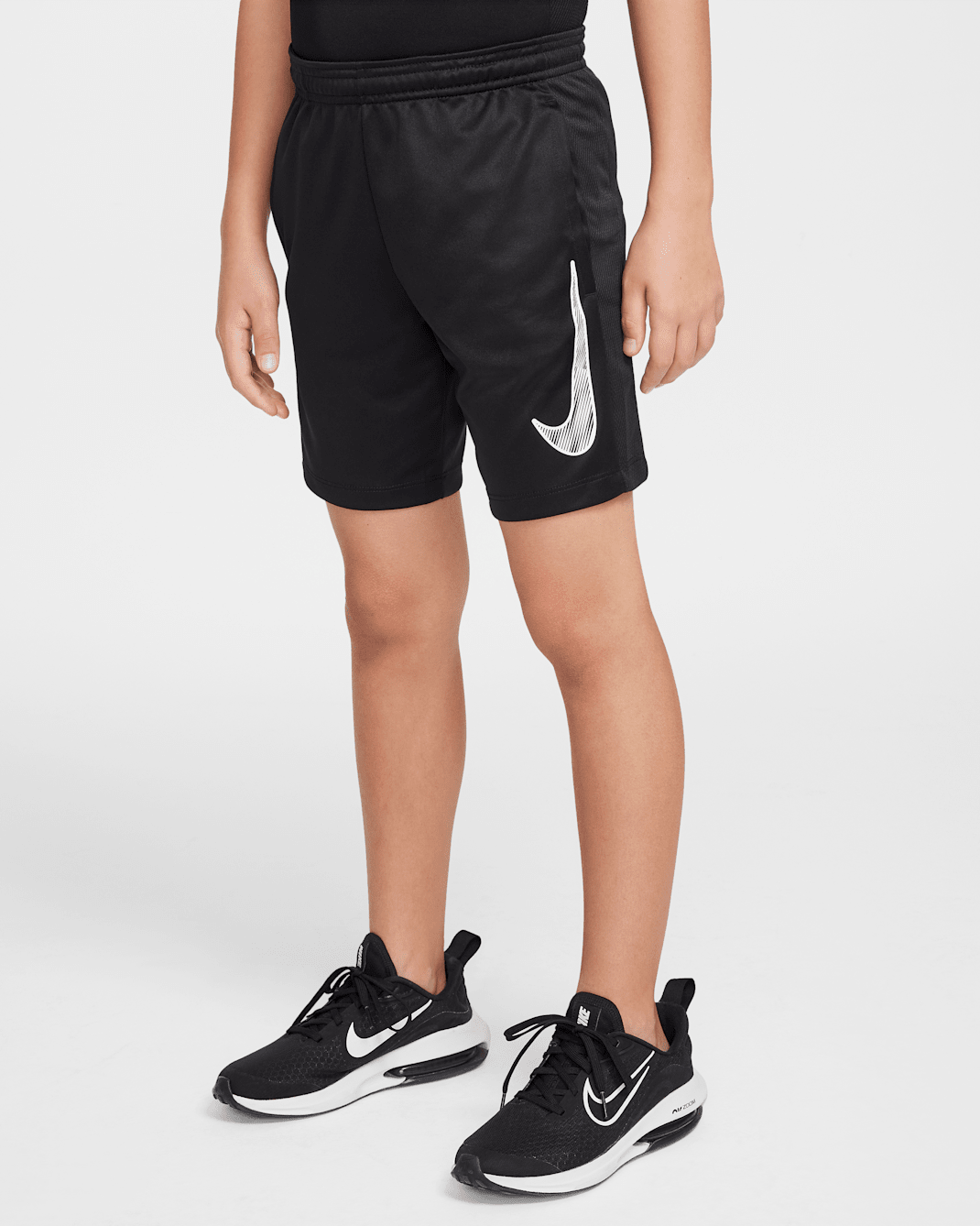 Nike Trophy23 Dri-FIT Genç Çocuk Şortu - Siyah/Siyah/Beyaz