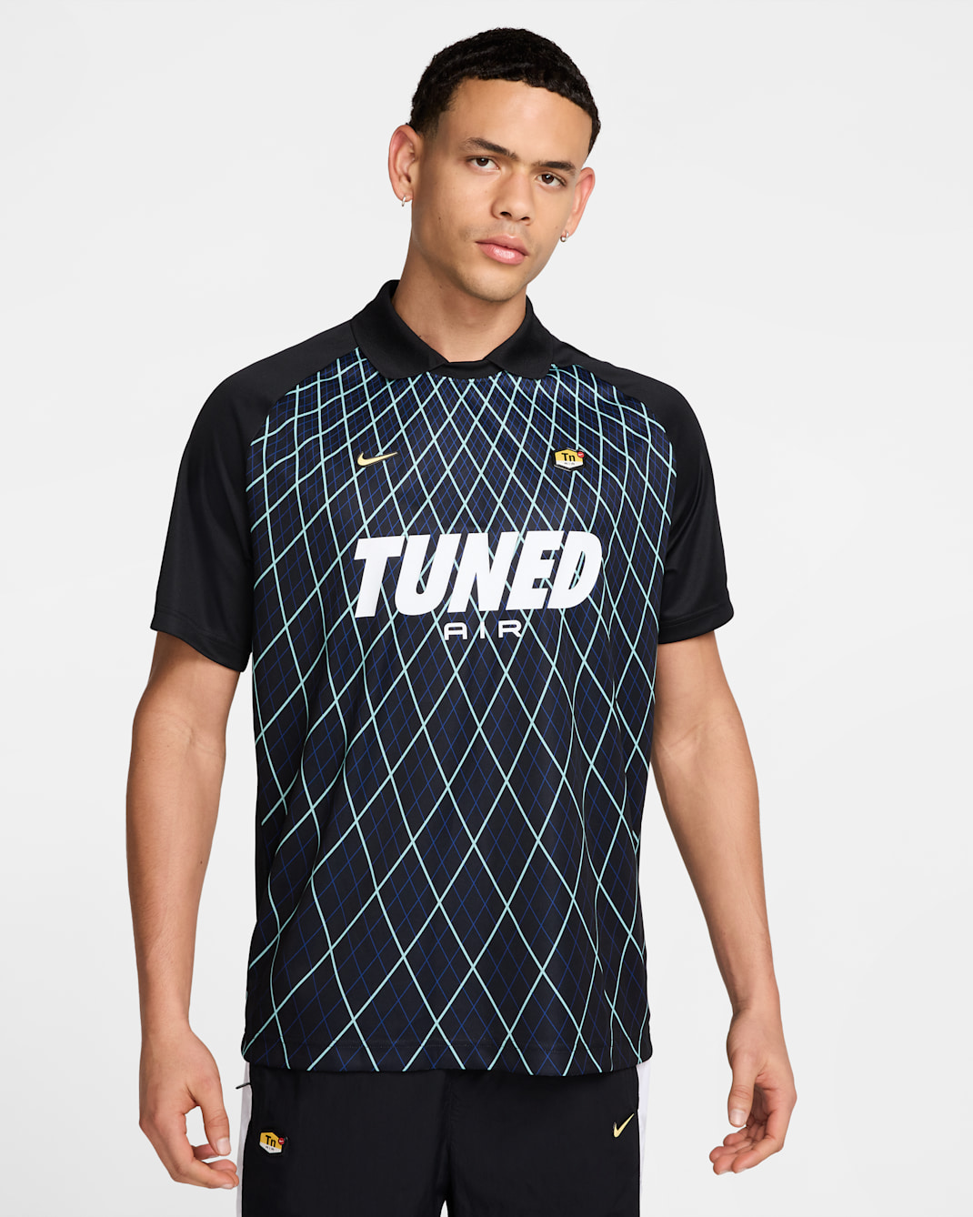 나이키 스포츠웨어 남성 축구 저지 - 블랙