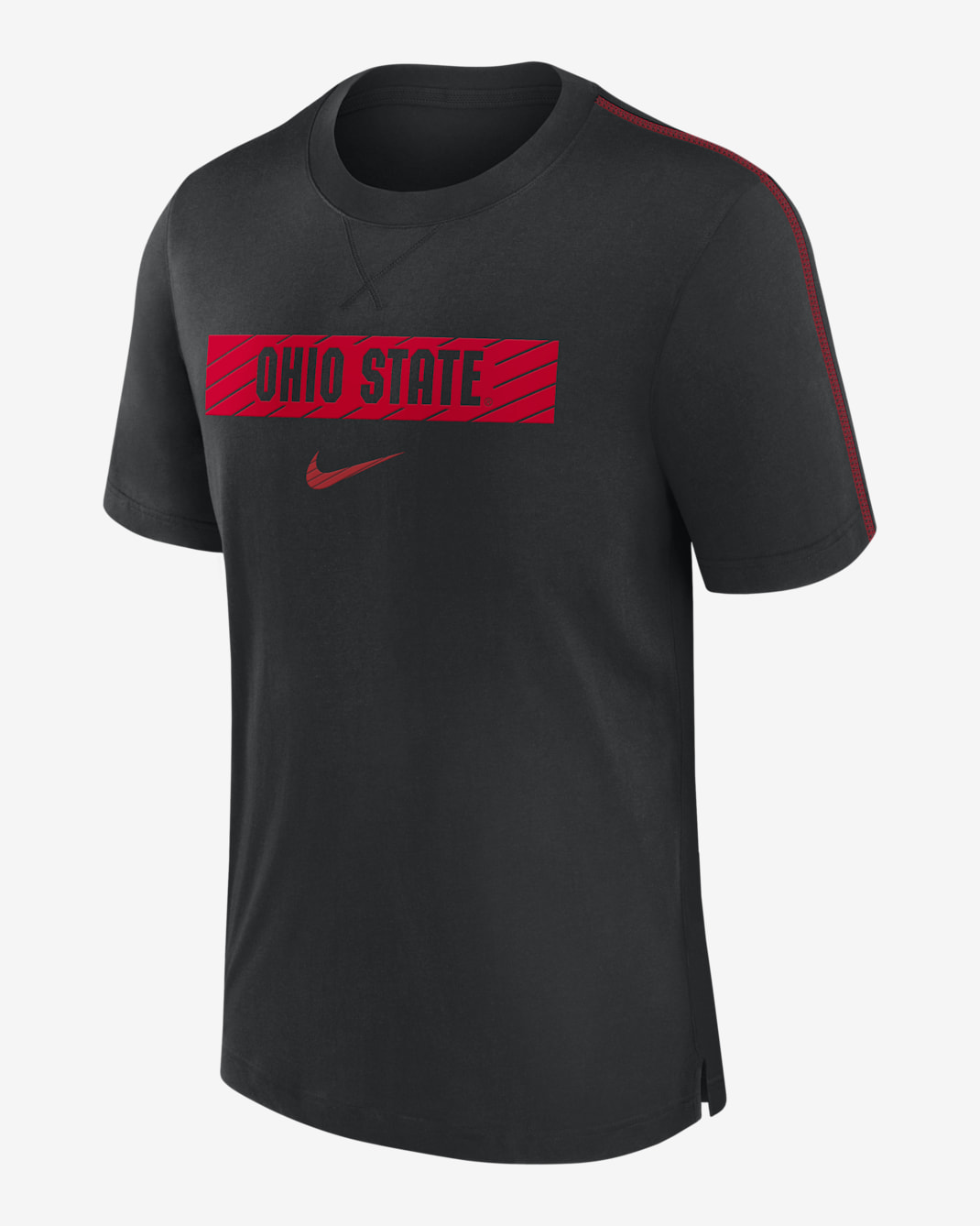Ohio State Buckeyes Sideline Player Men's Nike Dri-FIT College T-Shirt - Black
