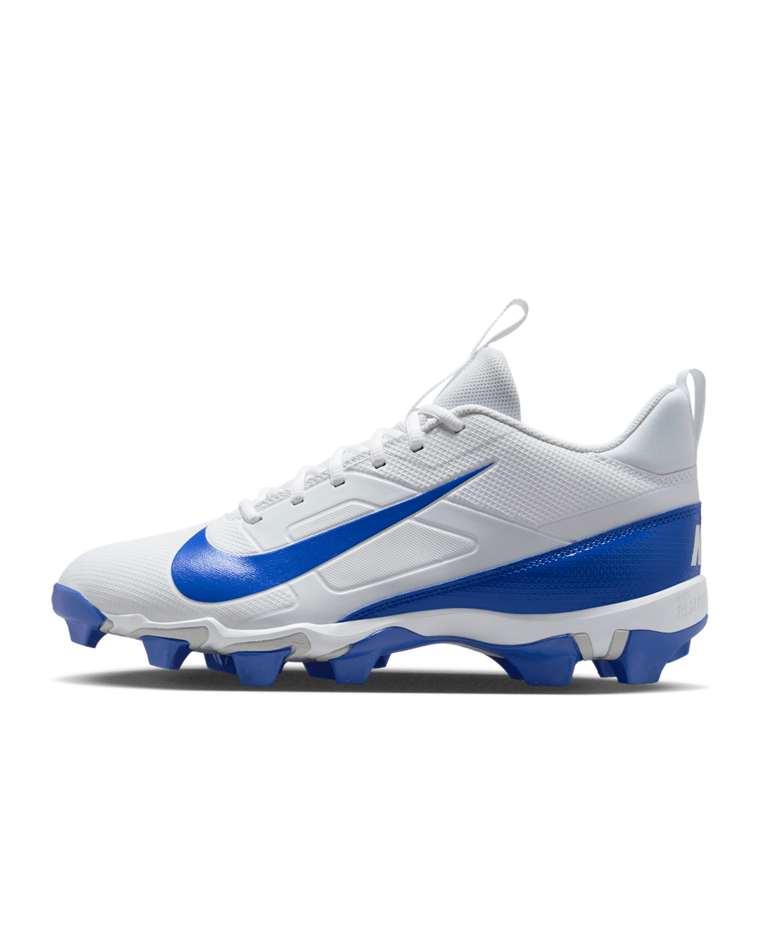 Nike Alpha Menace 4 Shark Football Cleats - White/Hyper Royal/Photon Dust/Hyper Royal