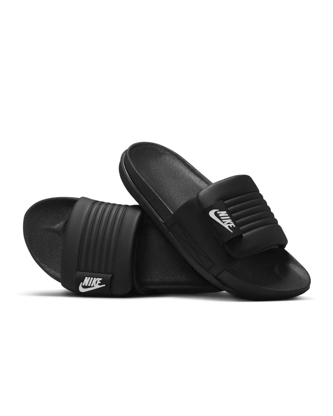 Nike Offcourt Adjust Women's Slides - Black/Black/White