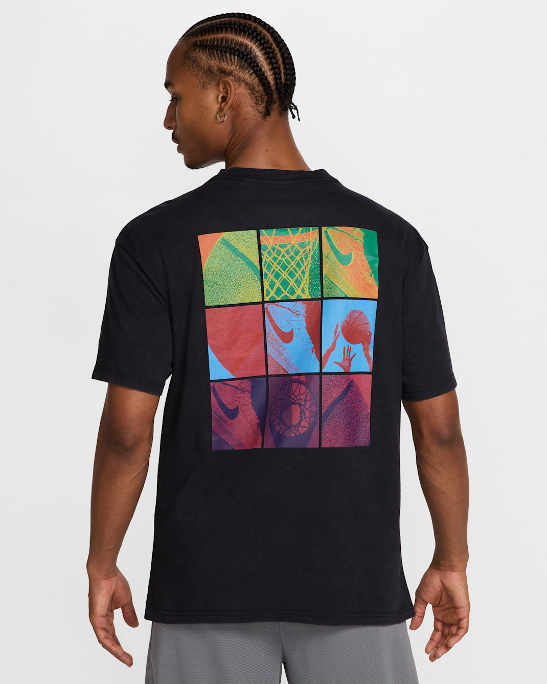 Playera de básquetbol Max90 para hombre Nike - Negro