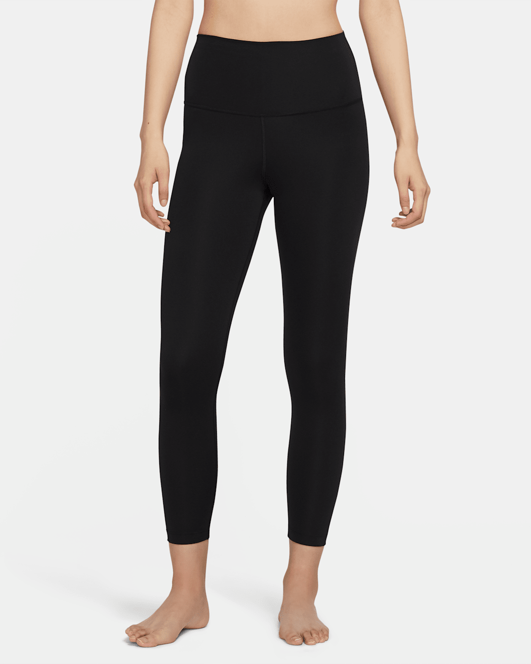 Nike Yoga Women's High-Waisted 7/8 Leggings - Black/Dark Smoke Grey