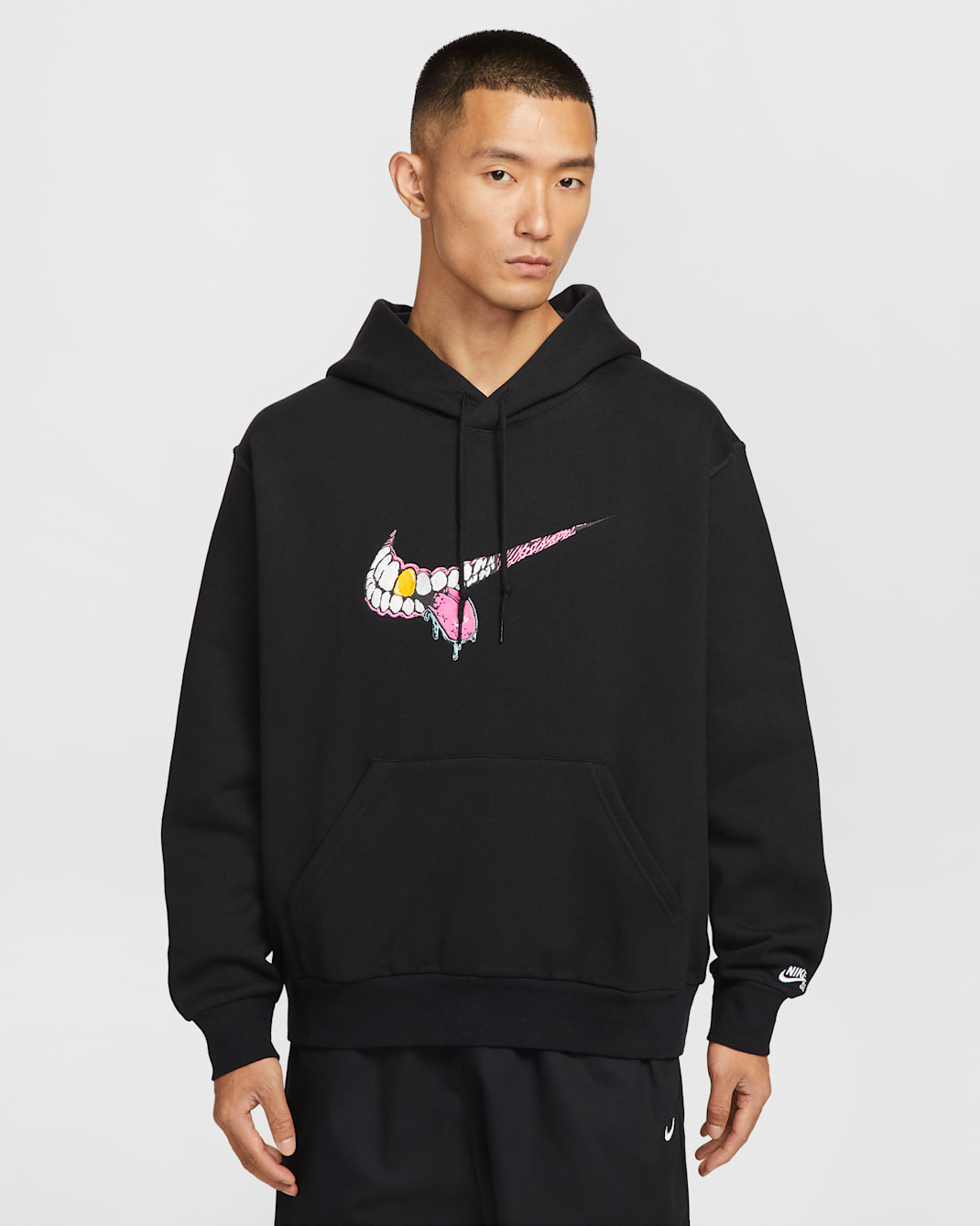Nike SB Skate Pullover Hoodie - Black/White