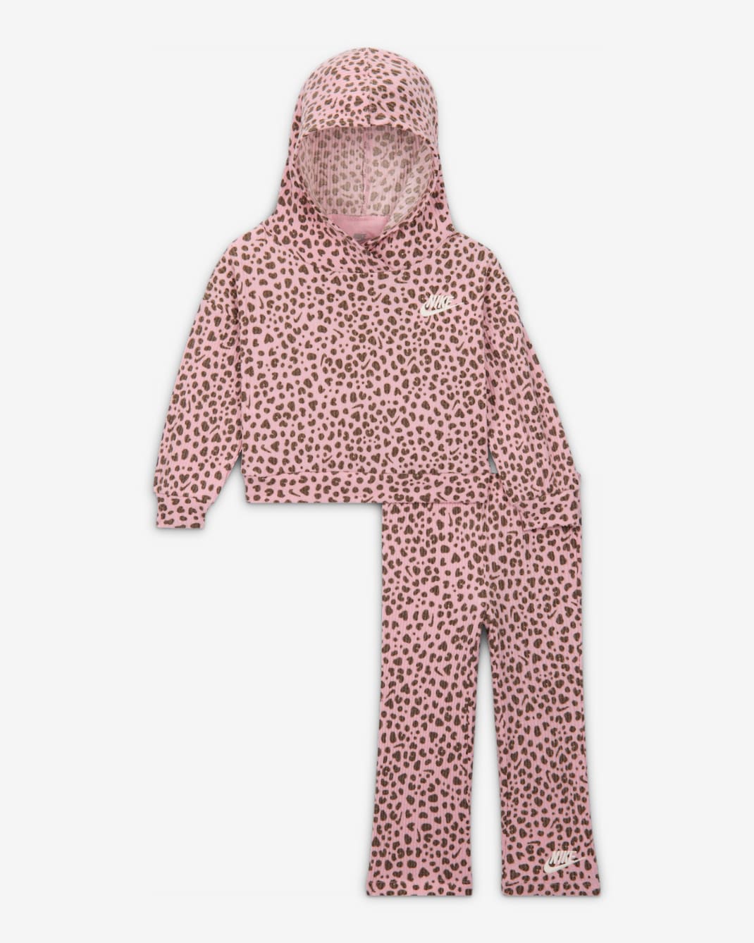 Ensemble deux pièces côtelé Nike Wild Warmth pour bébé (12-24 mois) - Medium Soft Pink