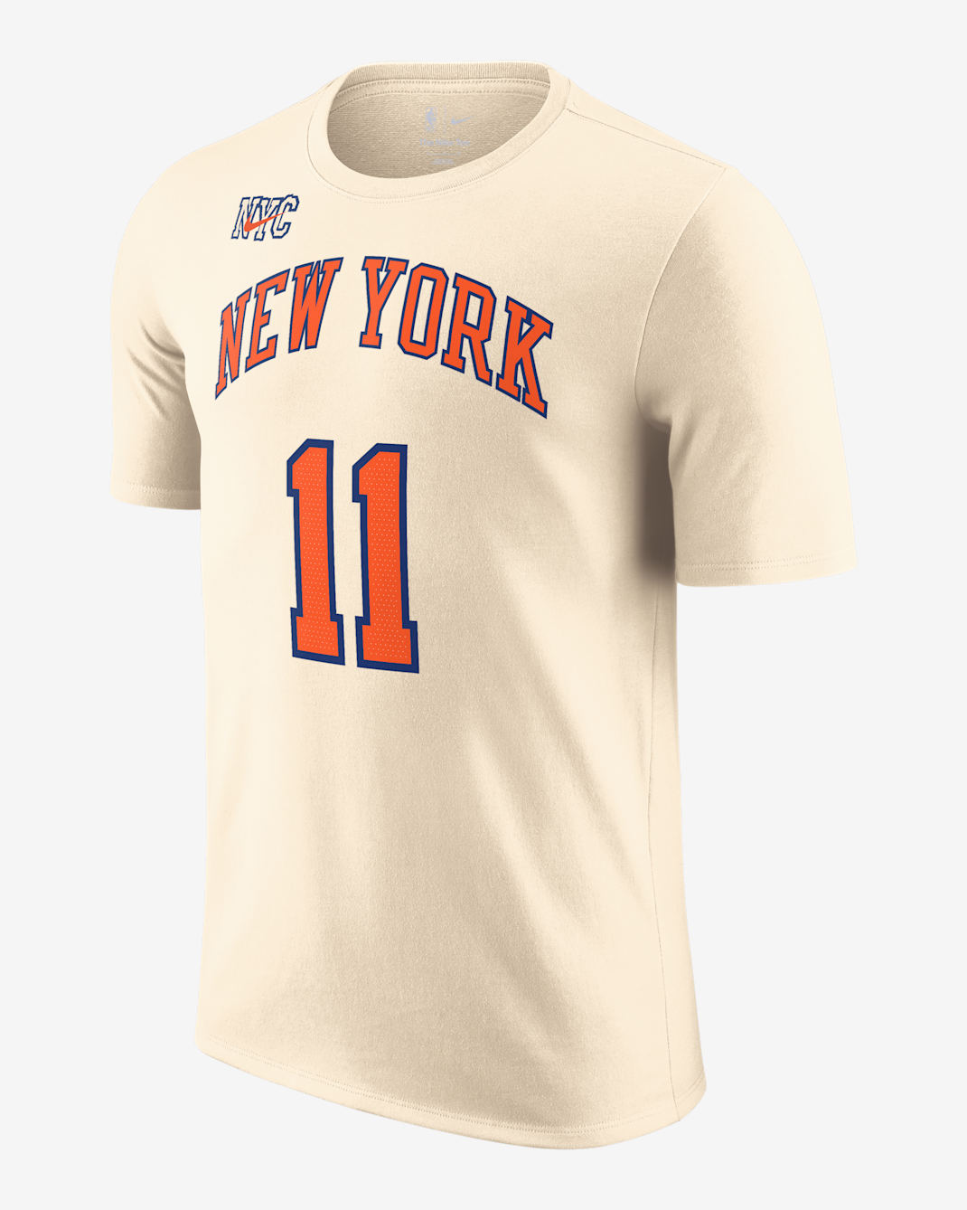 New York Knicks Essentials City Edition Men's Nike NBA T-Shirt - Natural