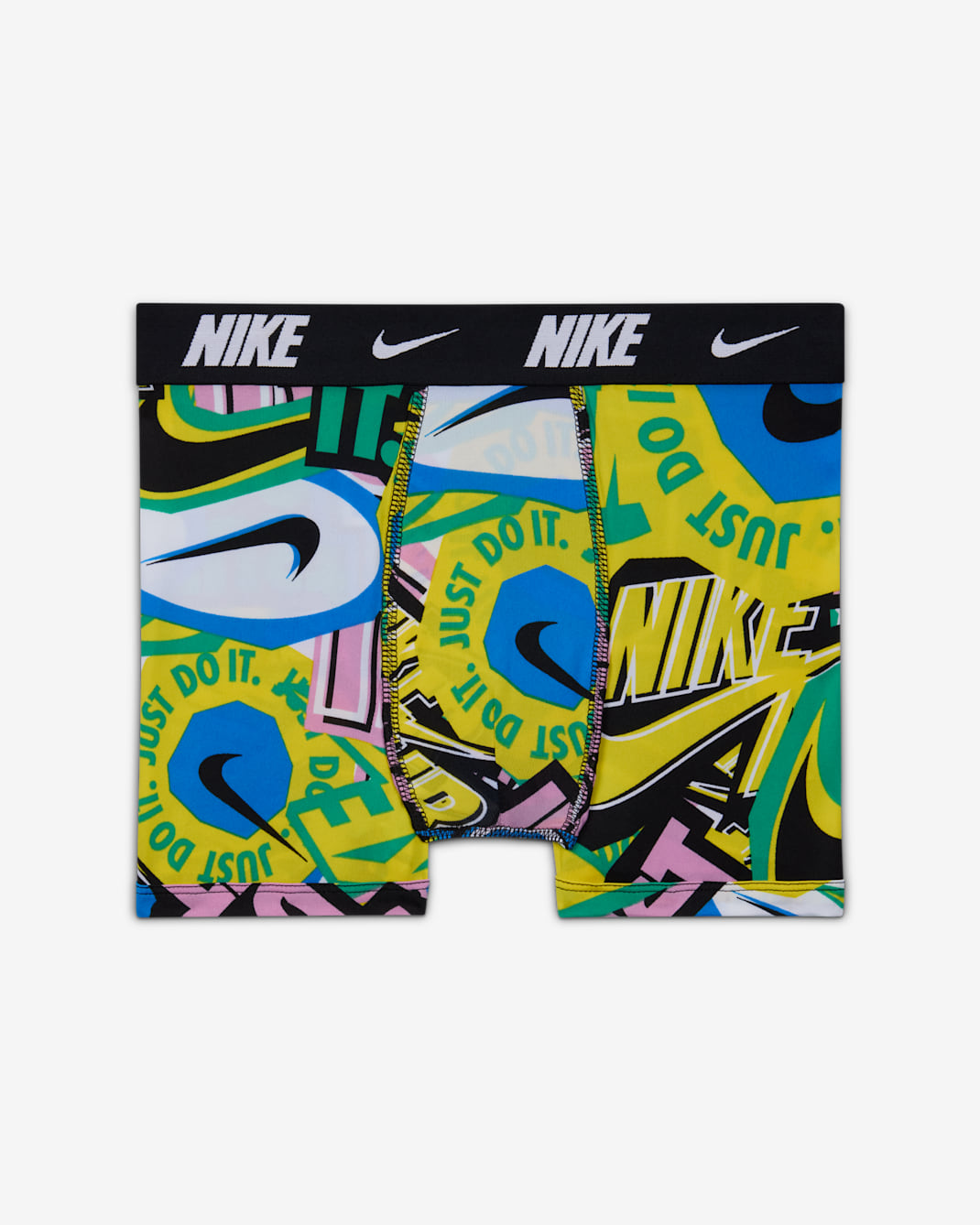 Ropa interior estampada Dri-FIT para niños talla grande (paquete de 2) Nike - Azul