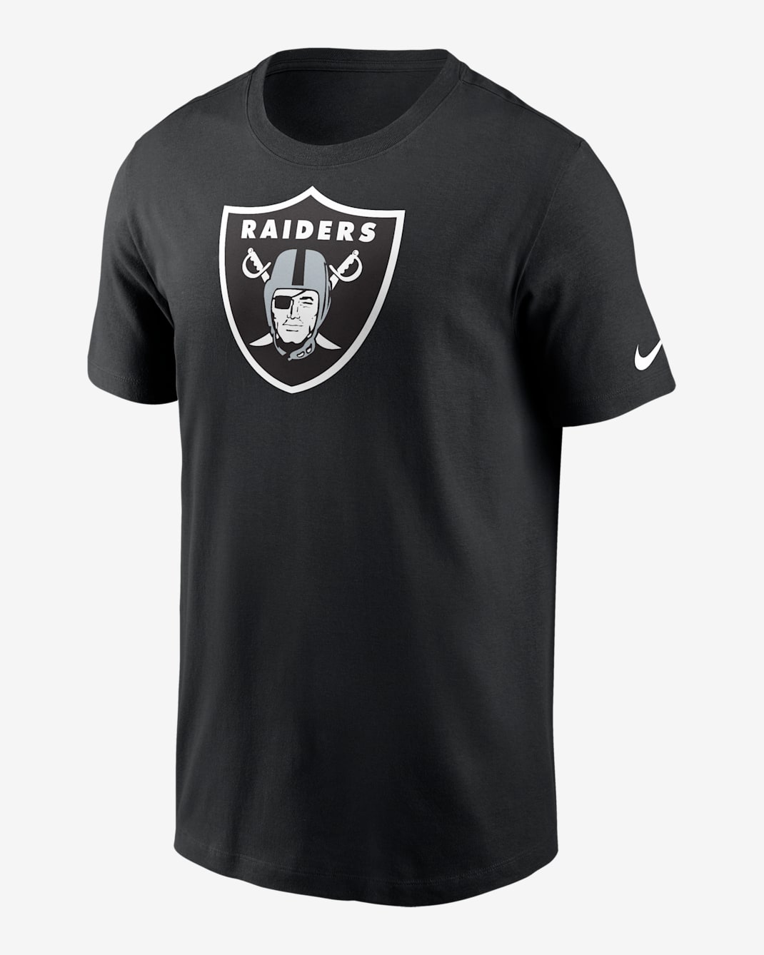 Nike Logo Essential (NFL Las Vegas Raiders) Men's T-Shirt - Black