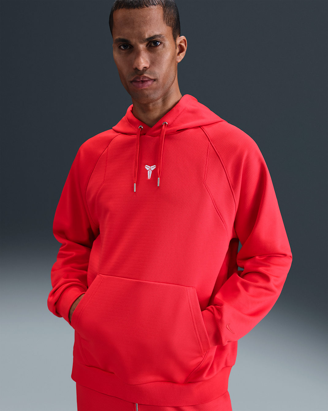 Kobe Therma-FIT Pullover Hoodie - Light Crimson/Light Crimson/White
