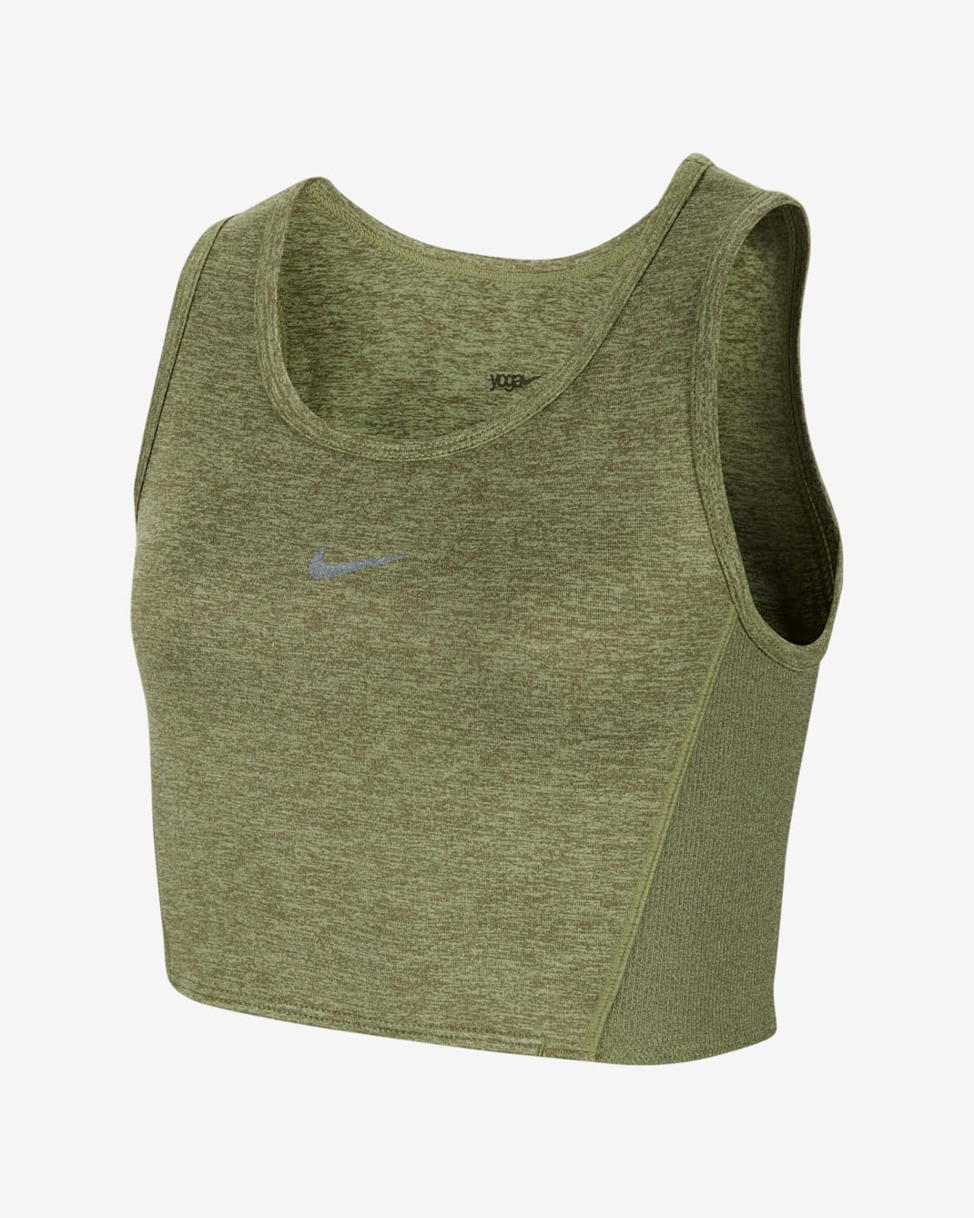 Nike Yoga Older Kids' (Girls') Dri-FIT Tank - Alligator/Medium Olive/Heather