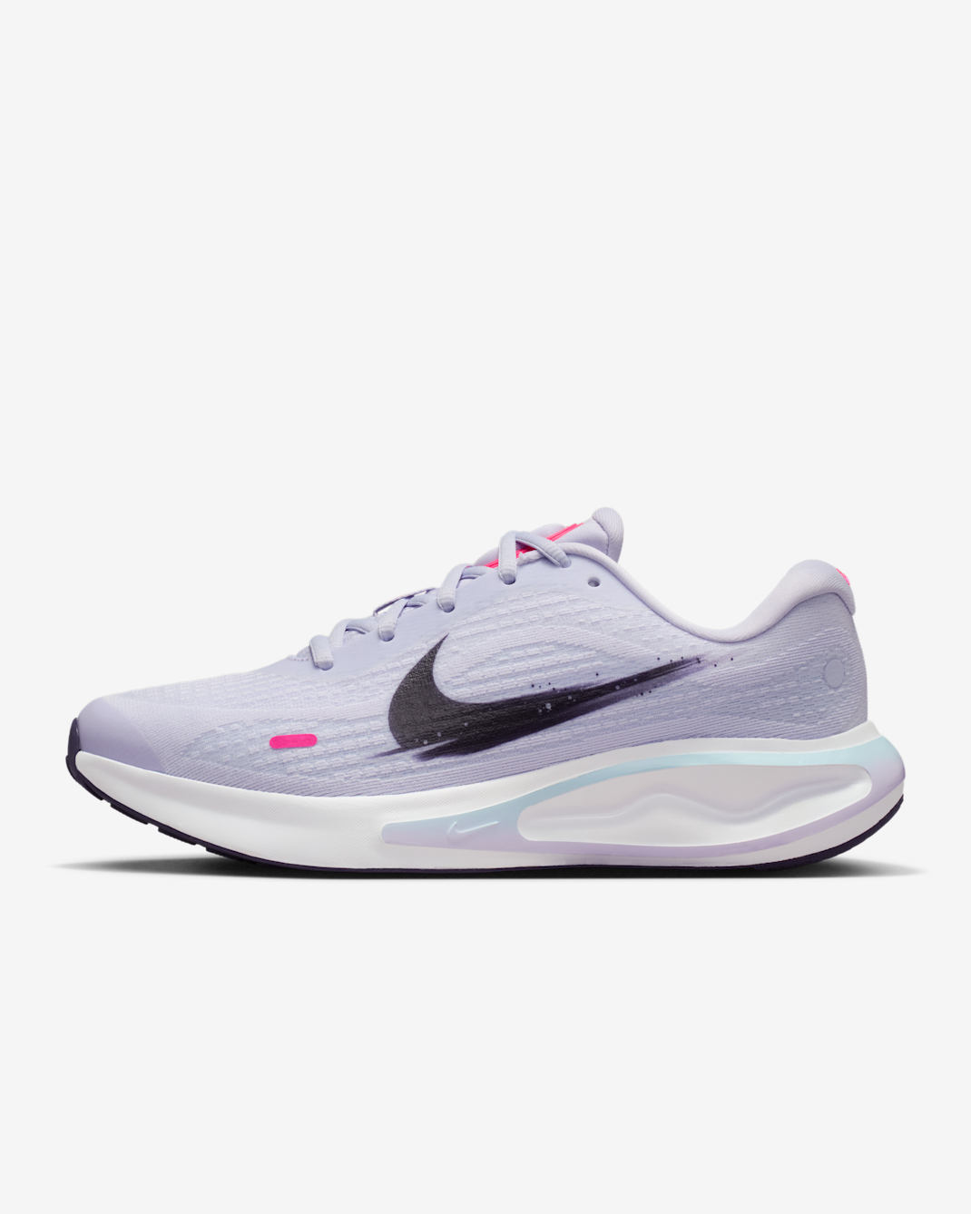 Nike Journey Run Women's Road Running Shoes - White/White/Glacier Blue/Dark Raisin