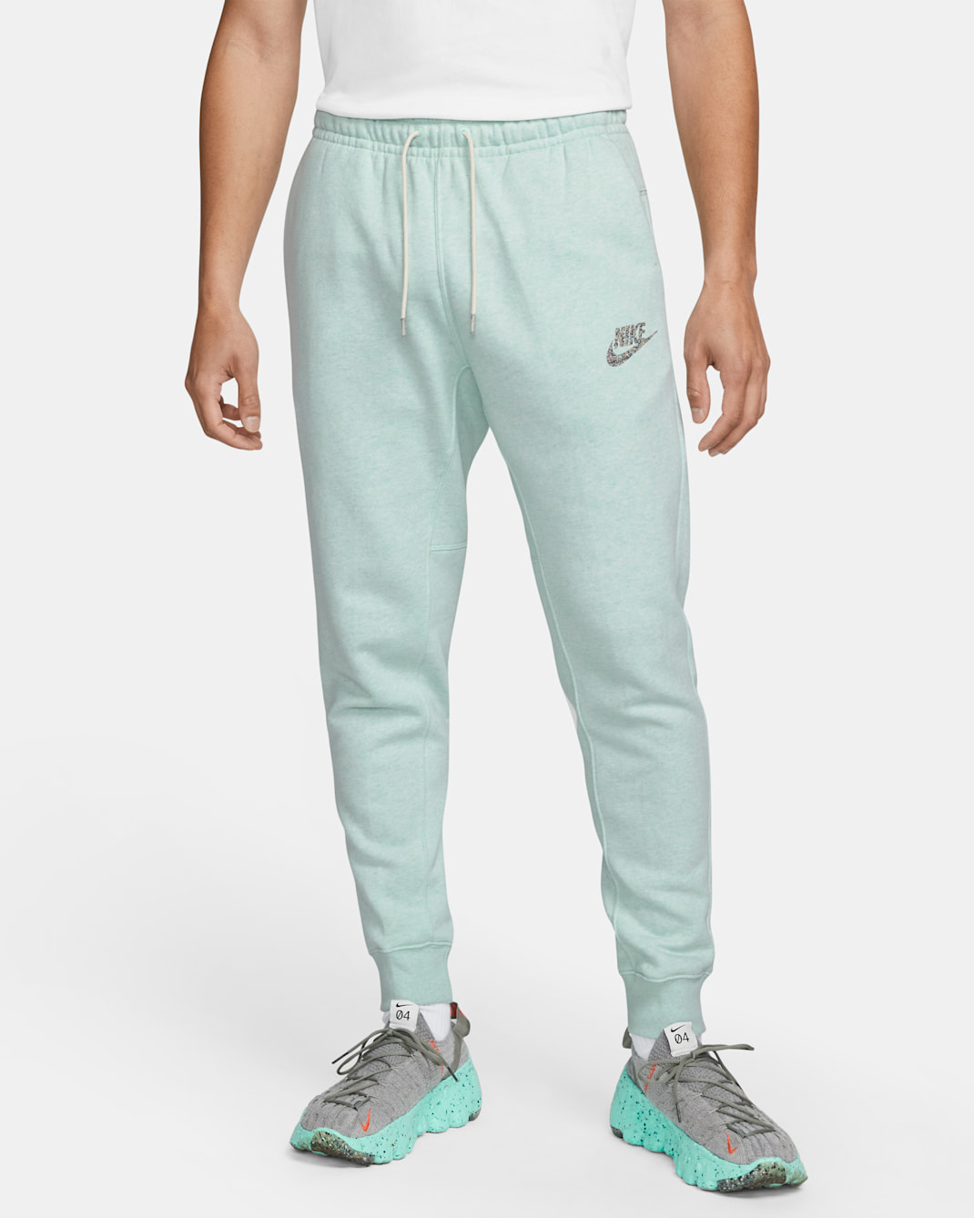 Nike Sportswear Men's Fleece Joggers - Mint Foam/White
