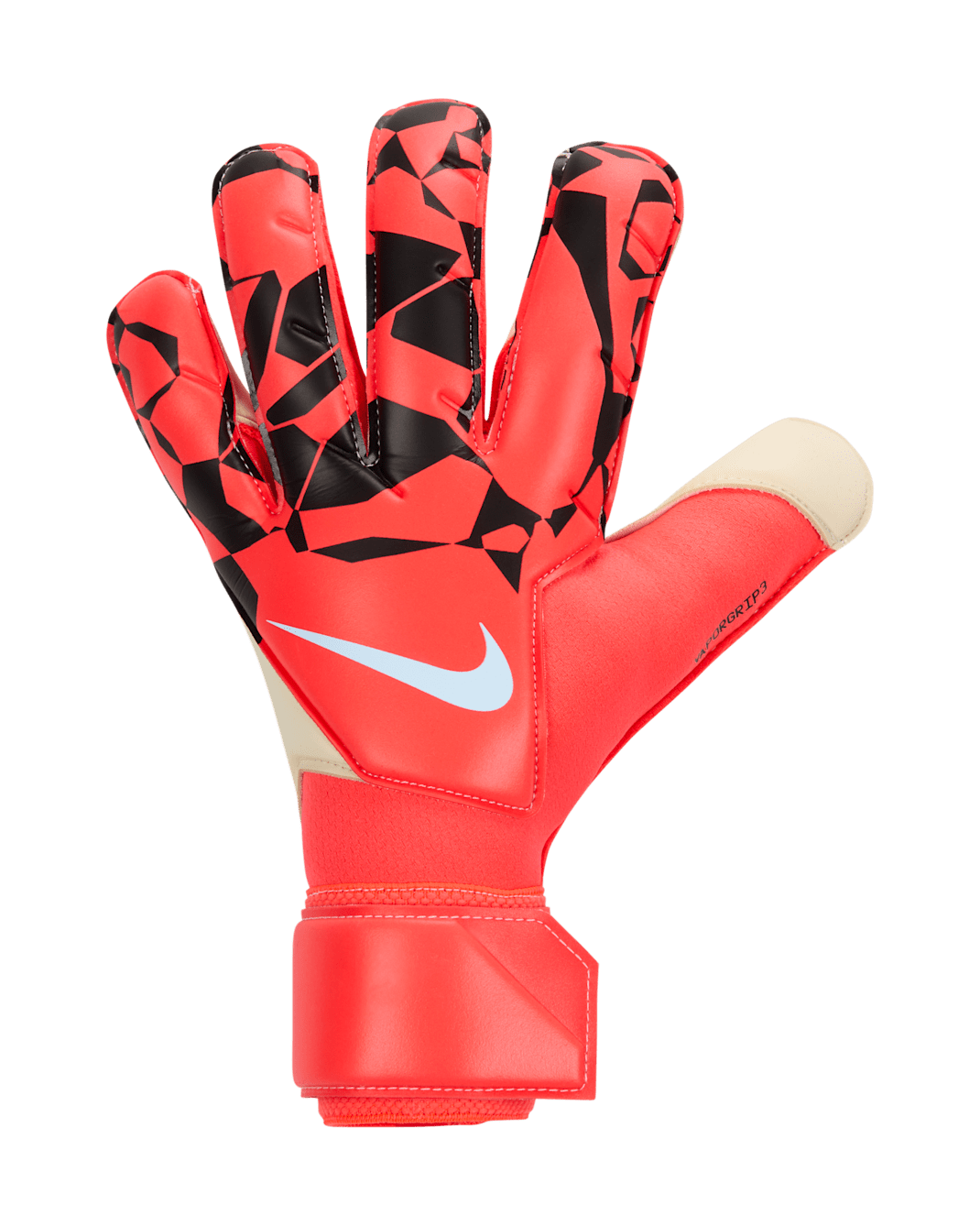 Nike Vapor Grip3 Goalkeeper Soccer Gloves - Bright Crimson/Black/Royal Tint