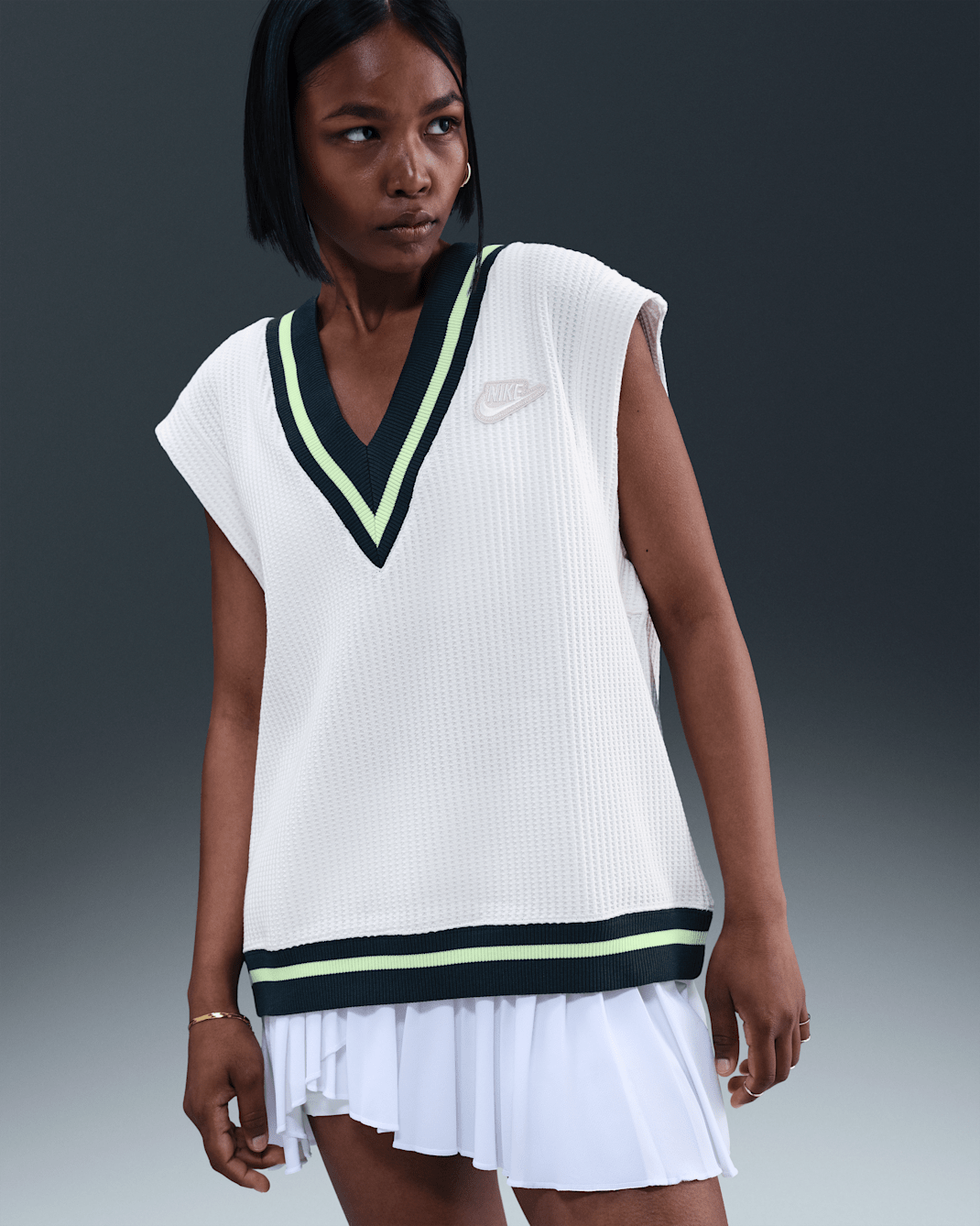 Nike Sportswear Women's Waffle-Knit Vest - Sail/Sail