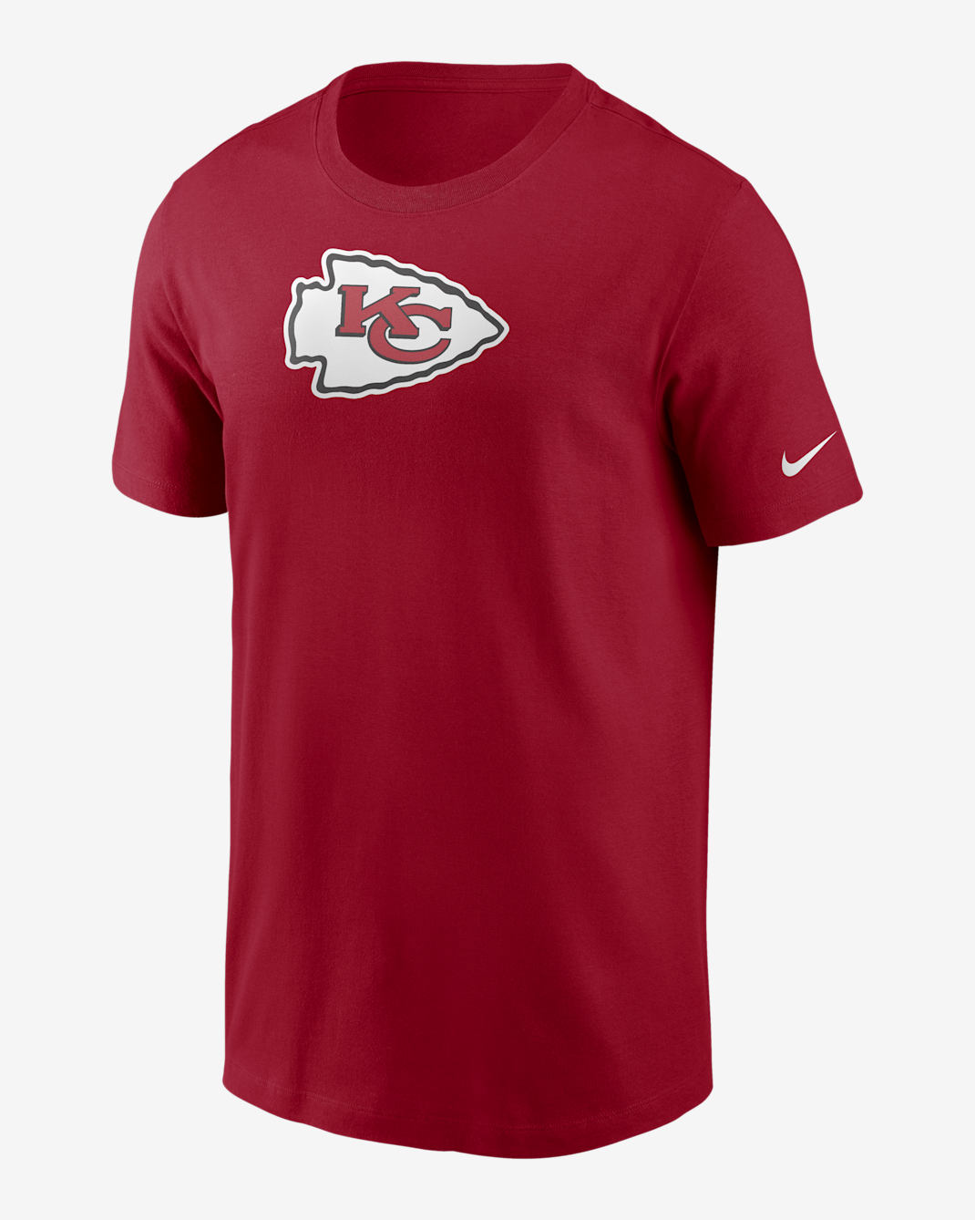 Playera para hombre Nike Logo Essential (NFL Kansas City Chiefs) - Rojo universitario