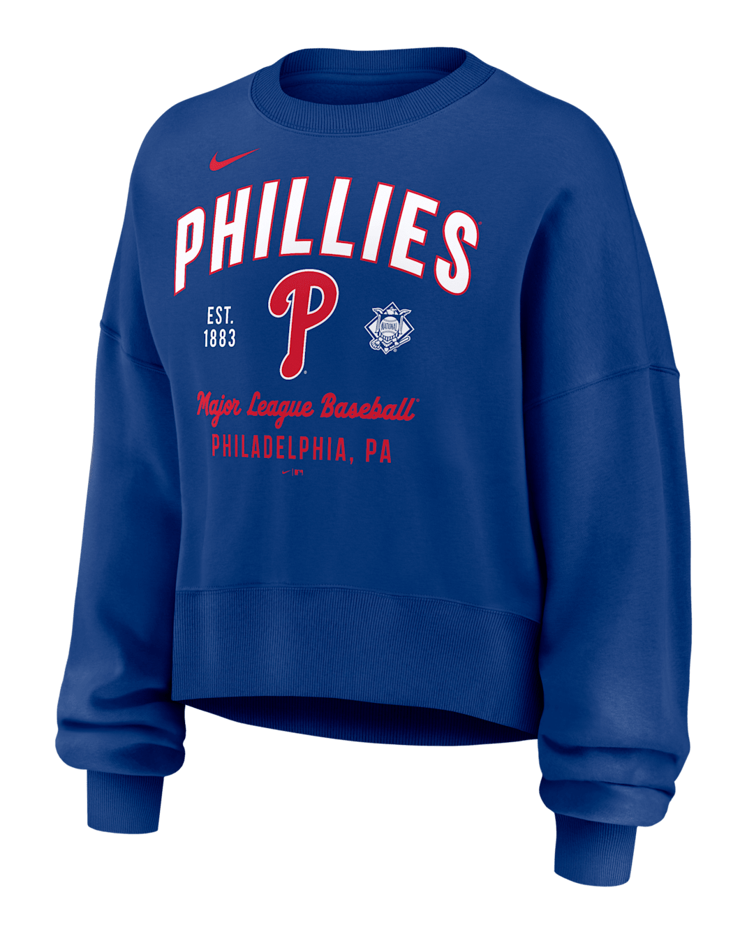 Philadelphia Phillies Women's Nike MLB Pullover Crew - Navy