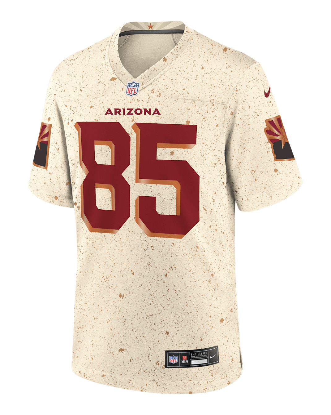 Trey McBride Arizona Cardinals Rivalries Collection Men’s Nike NFL Game Jersey - Natural