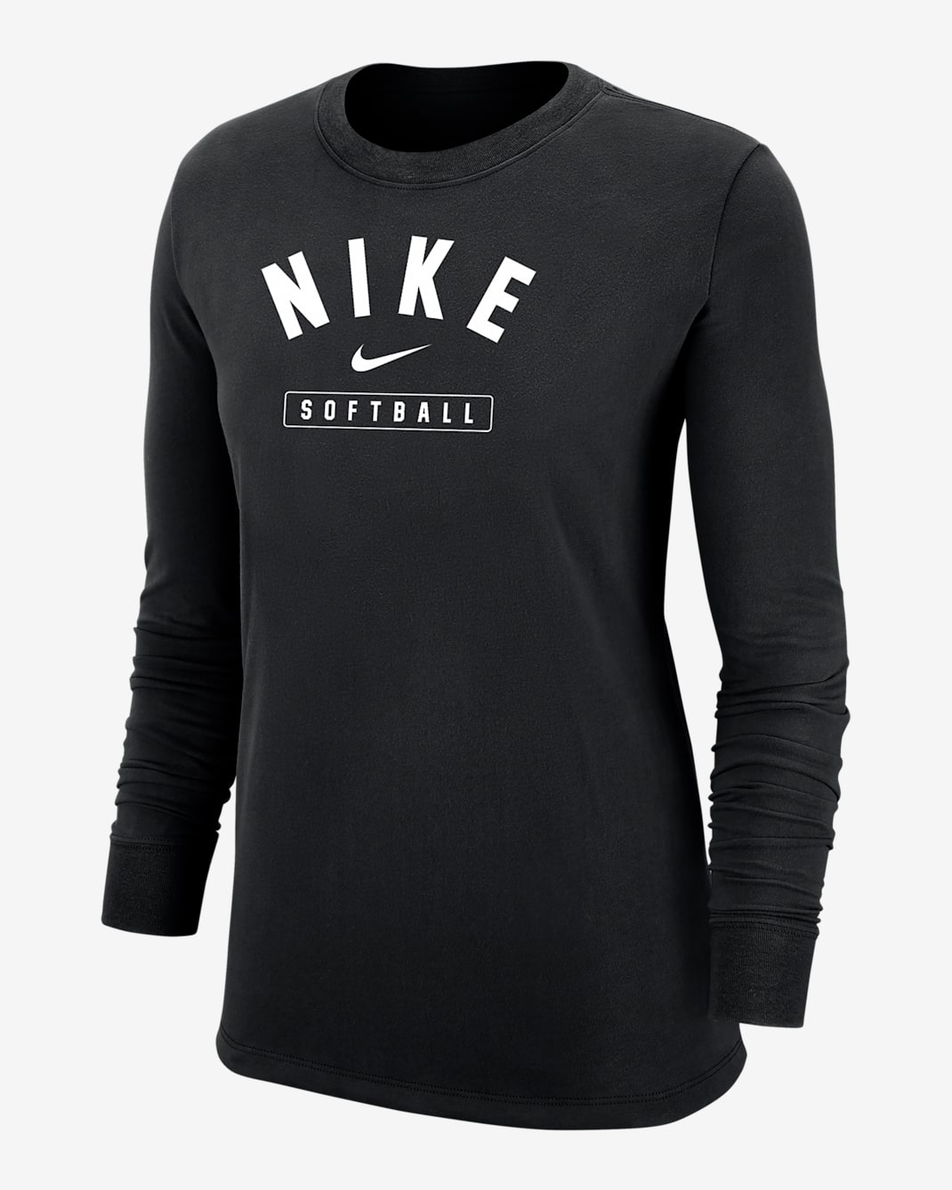 Nike Softball Women's Long-Sleeve T-Shirt - Black