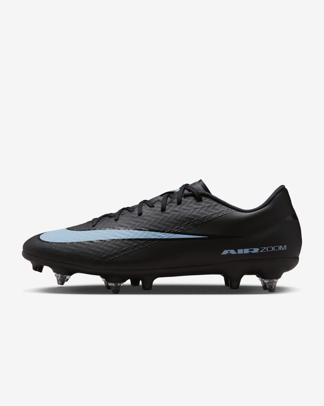 Nike Mercurial Vapor 16 Academy Botas de fútbol de perfil bajo para terreno blando - Negro/Ice Blue