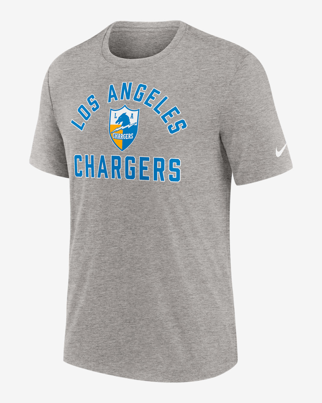 Los Angeles Chargers Favorable Timeline Men's Nike NFL T-Shirt - Dark Grey Heather
