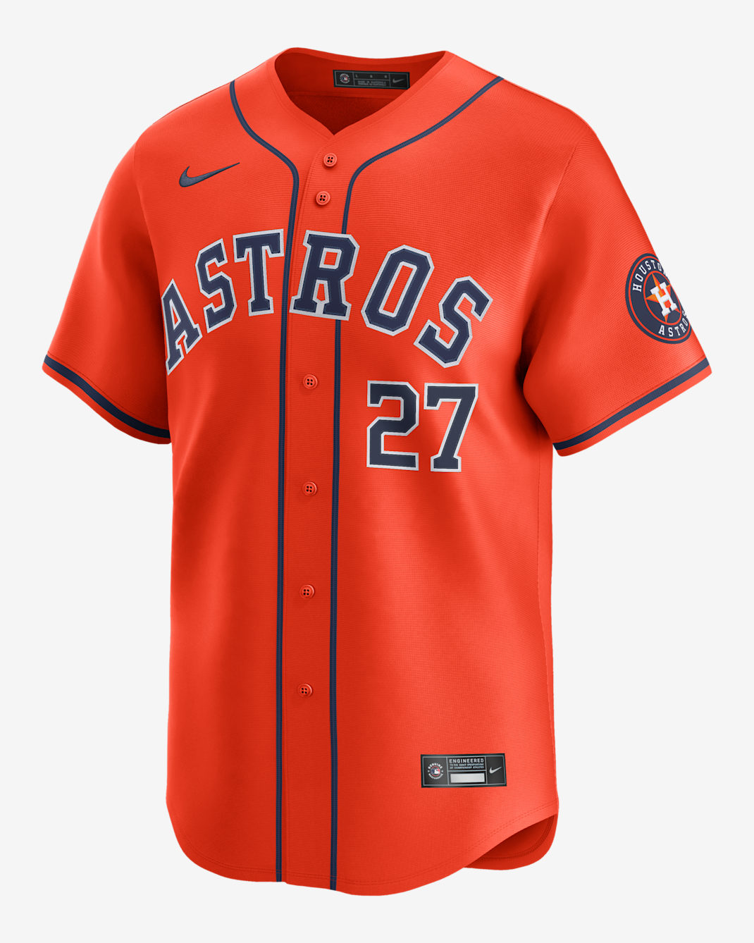 Jose Altuve Houston Astros Men's Nike Dri-FIT ADV MLB Limited Jersey - Orange