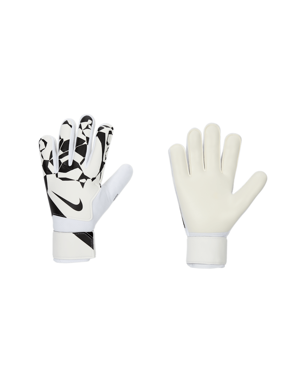 Nike Match Goalkeeper Football Gloves - White/Black/Black