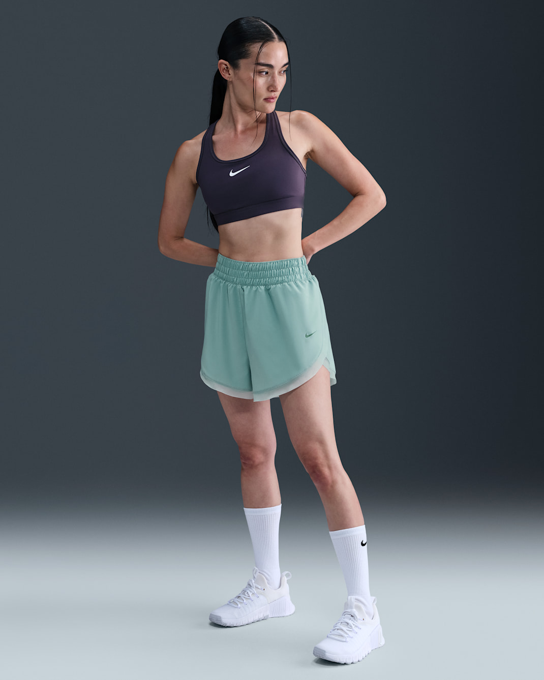 Nike One Women's Dri-FIT Loose 7.5cm (approx.) Brief-Lined Shorts - Cannon/Bicoastal