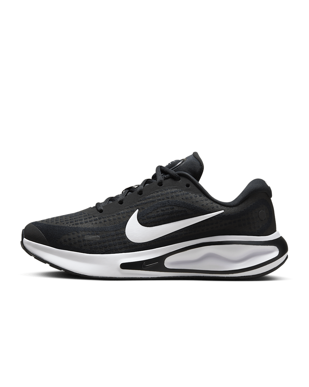 Nike Journey Run-løbesko til vej til kvinder - sort/hvid