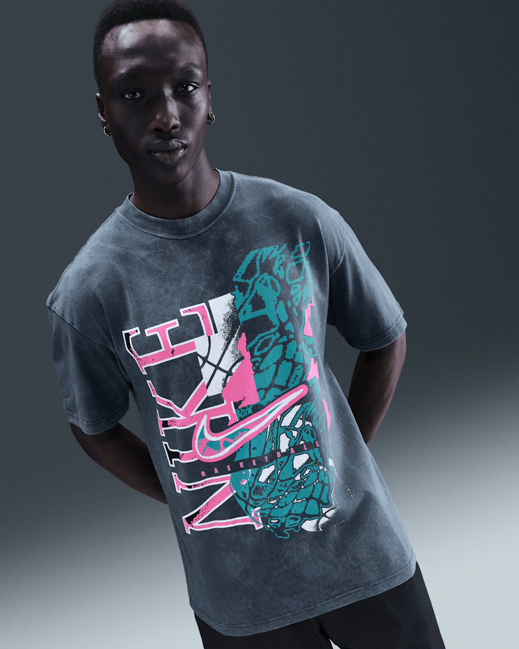 Playera de básquetbol para hombre Nike - Antracita