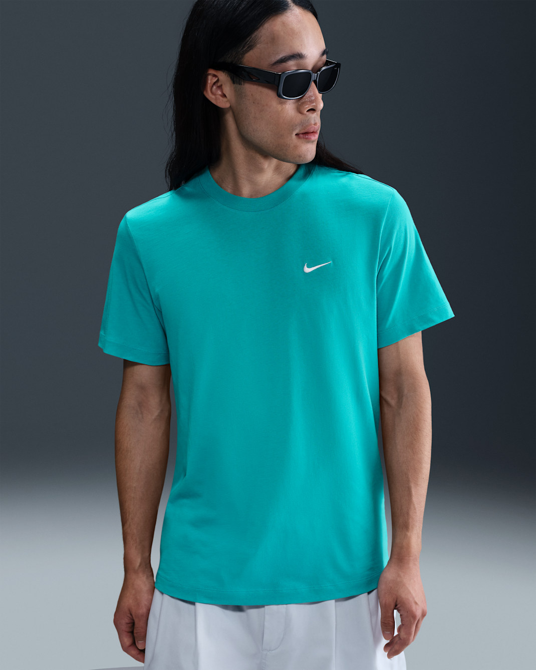 ナイキ スポーツウェア スウッシュ メンズ Tシャツ - ダスティーカクタス