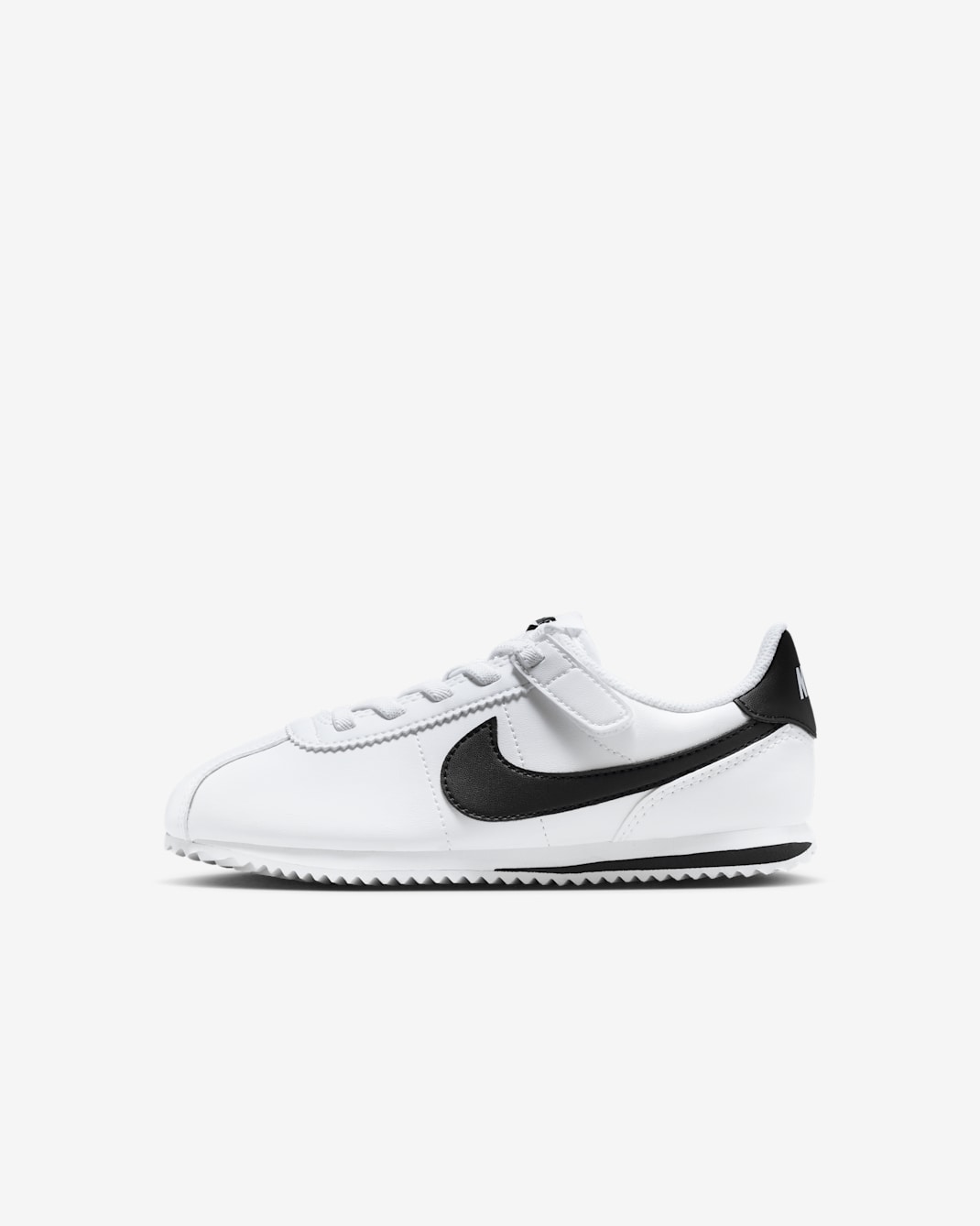 Nike Cortez EasyOn Younger Kids' Shoes - White/Black