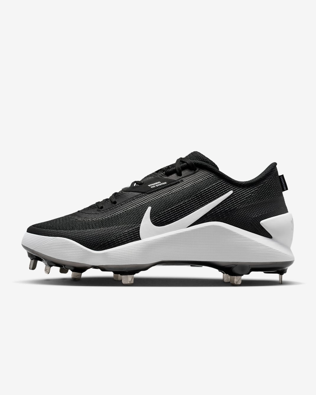 Nike Diamond Showcase MTL Baseball Cleats - Black/White
