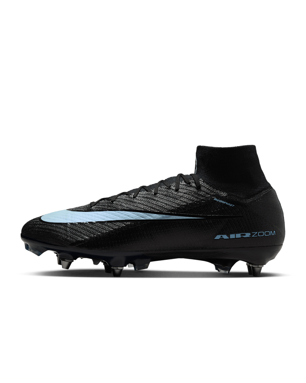 Scarpa da calcio a taglio alto SG-Pro Nike Mercurial Superfly 10 Elite - Nero/Ice Blue