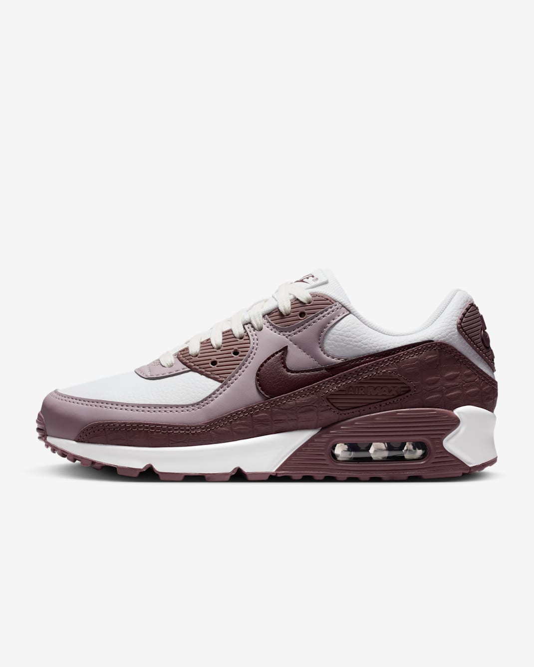 Nike Air Max 90 Women's Shoes - Tattoo/Light Violet Ore/White/Burgundy Crush