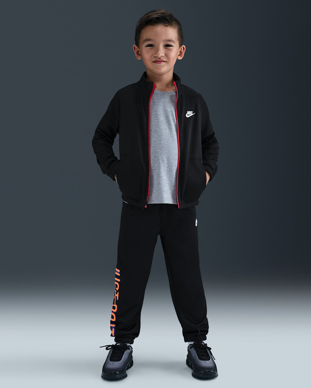 Nike Glow With Me Little Kids' Dri-FIT Propus 2-Piece Set - Black