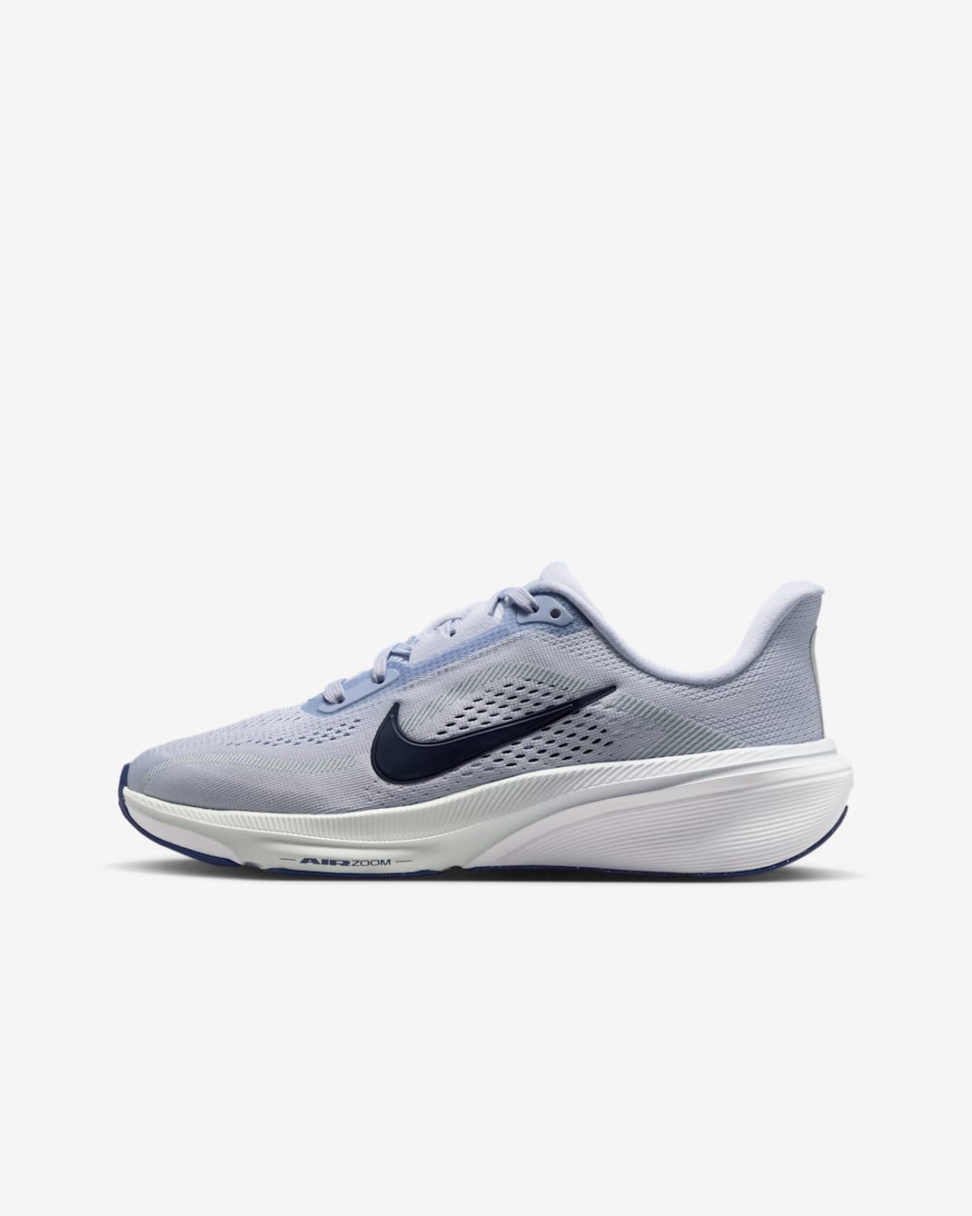 Nike Pegasus 42 løpesko for vei til store barn - Football Grey/Football Grey/Barely Green/Blue Void