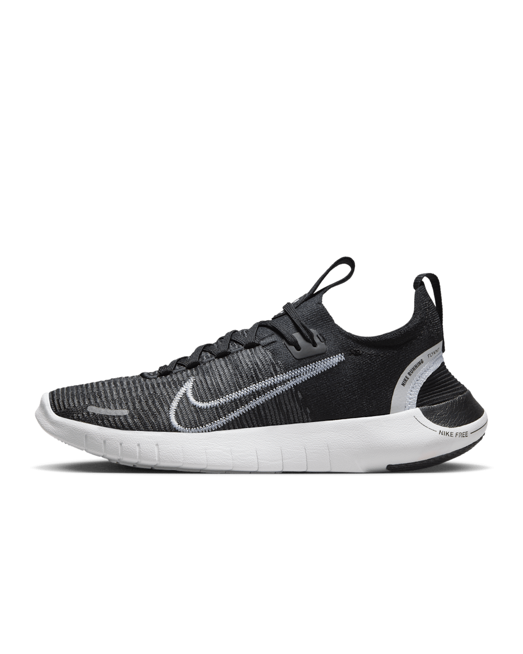 Nike Free RN NN Women's Road Running Shoes - Black/Anthracite/White