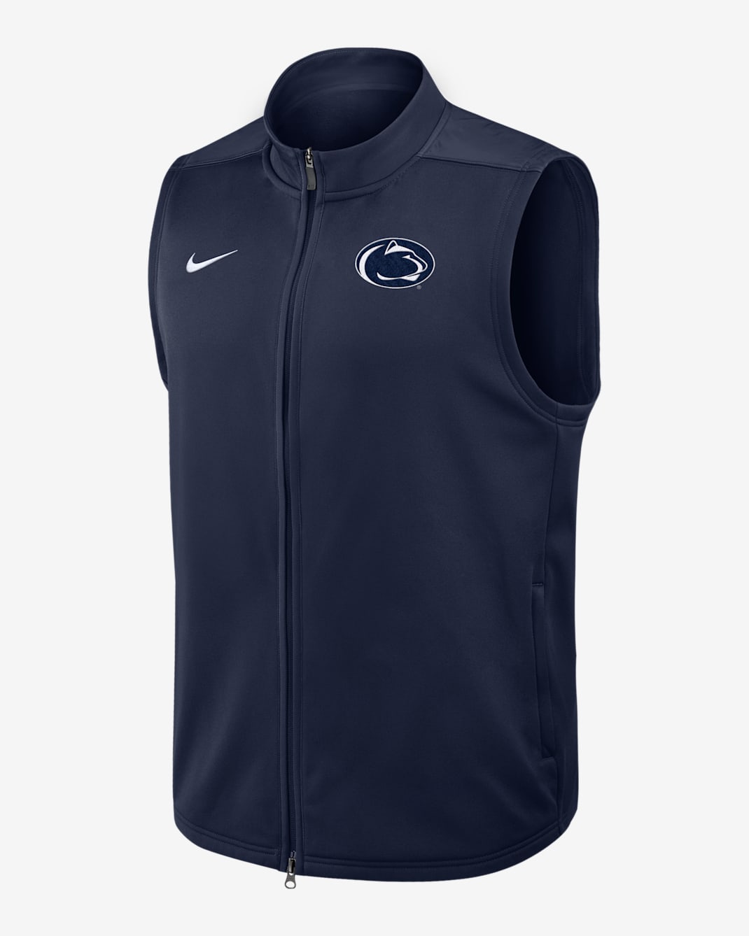 Penn State Victory Men's Nike Therma-FIT College Full-Zip Vest - Navy