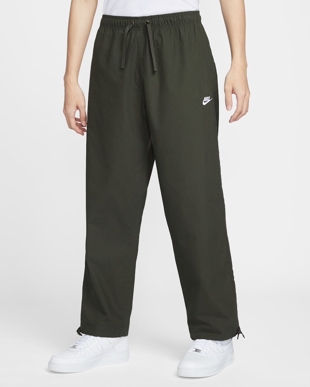 나이키 스포츠웨어 클럽 남성 팬츠 - 세쿼이아/화이트
