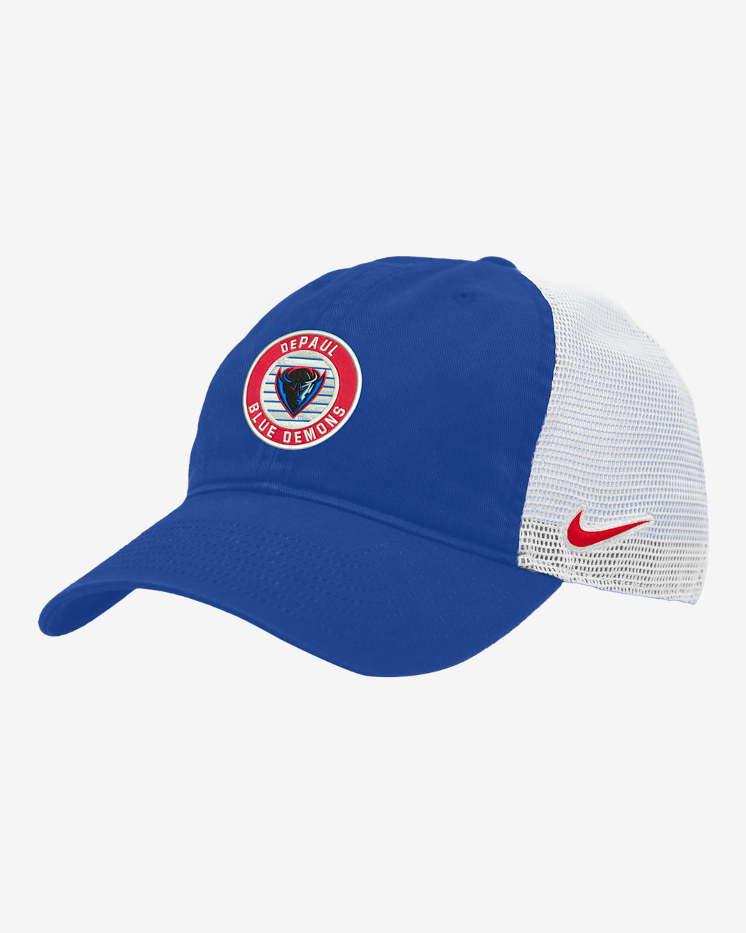 Gorra de rejilla universitaria Nike DePaul Heritage86 - Royal juego